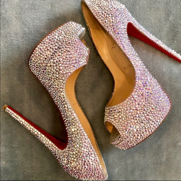 **HP** CHRISTIAN LOUBOUTIN Crystal Pumps - Picture 4 of 15
